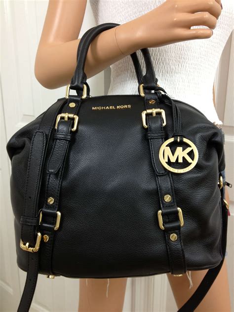 michael kors large bedford bowling satchel black outlet|michael Kors Outlet purses.